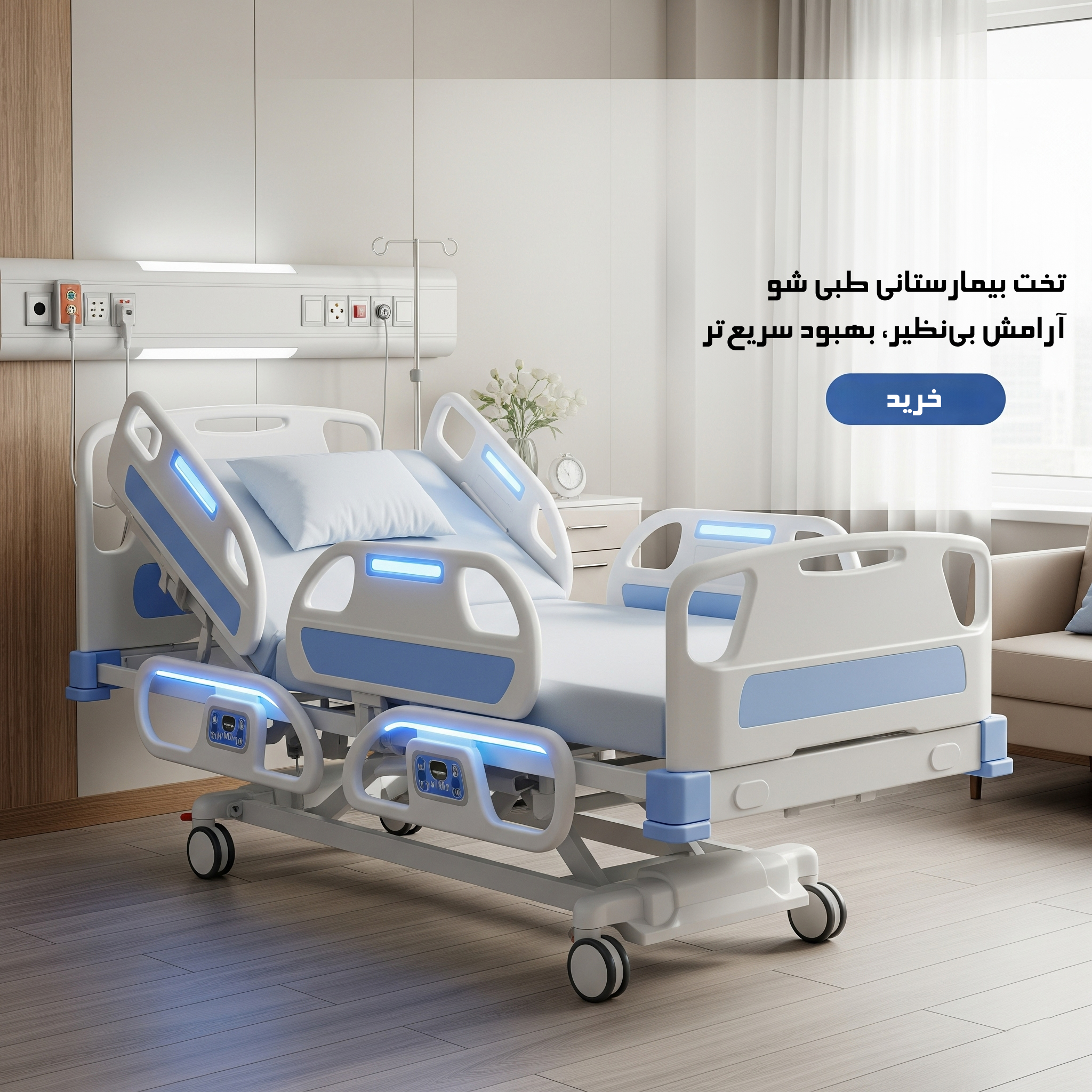 تخت بیمارستانی