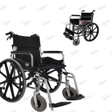 ویلچر تاشو جی تی اس بیمارستانی مدل JTS 874B