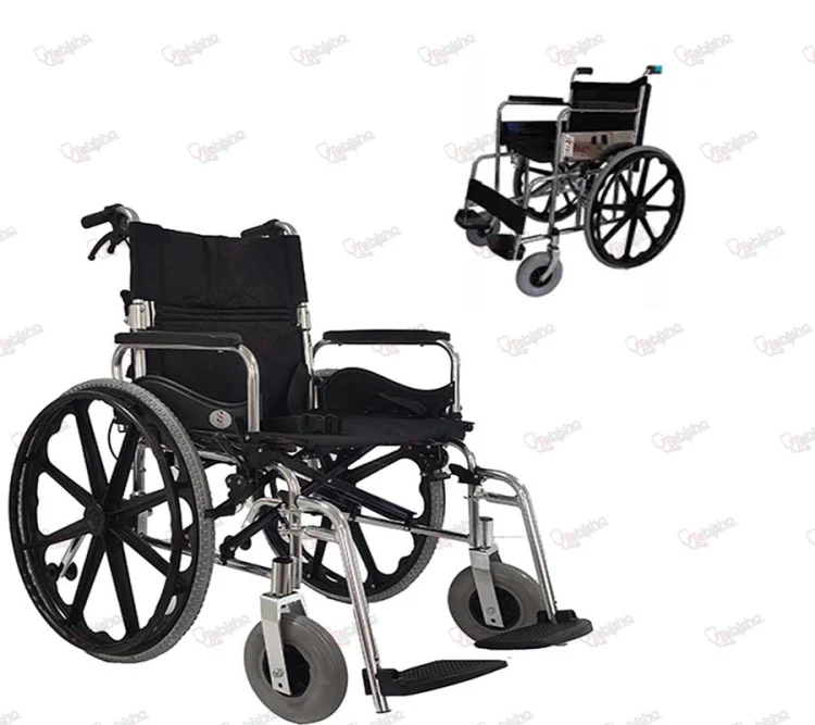 ویلچر تاشو جی تی اس بیمارستانی مدل JTS 874B